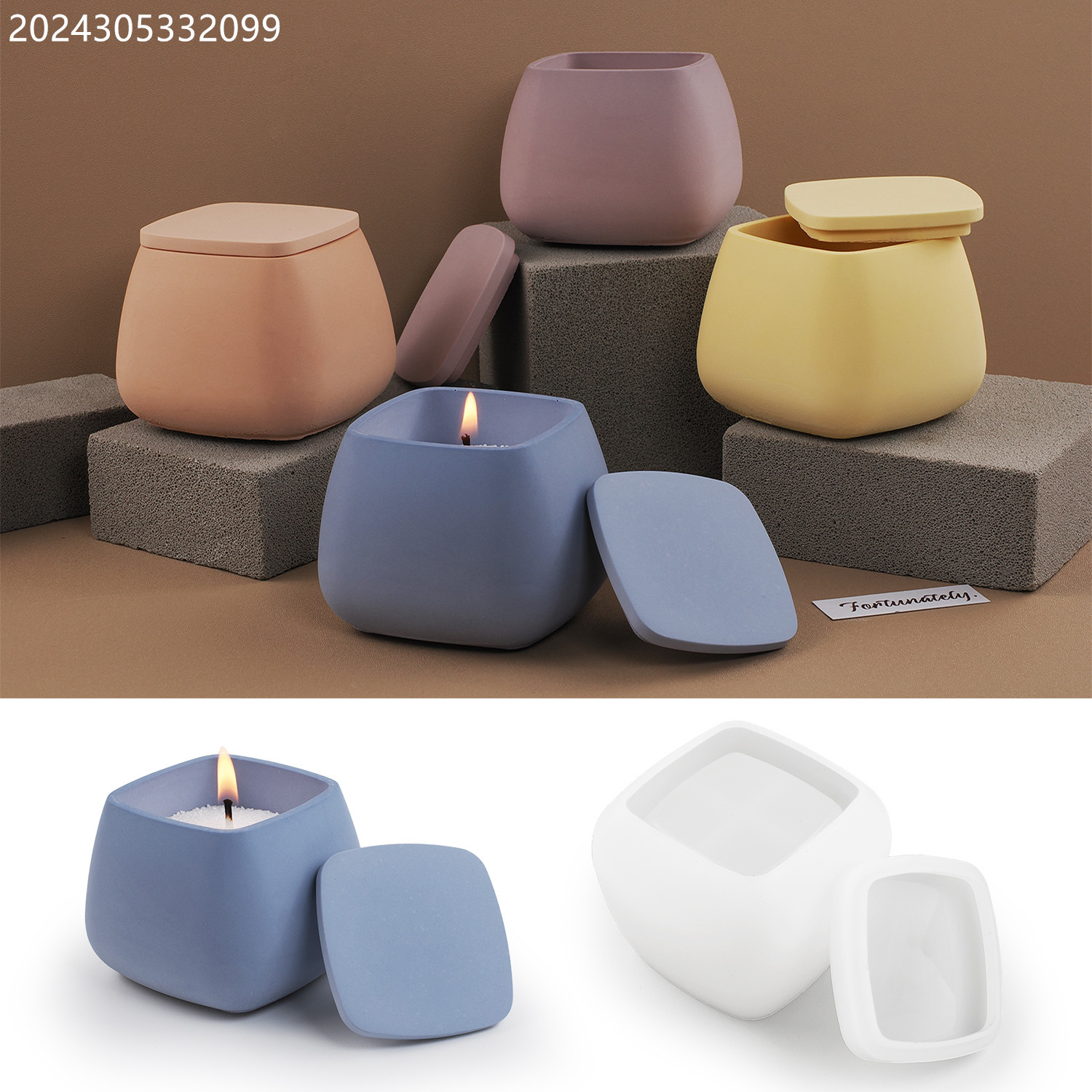 Candle Making Design - DIY Epoxy Cement Gips Siliconen Mal