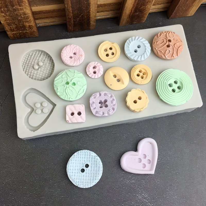Candle Making Design - Knopvormige siliconen mal voor zeep en