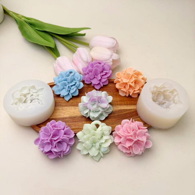 Candle Making Design - ● Hortensia Bloem Siliconen Mal DIY