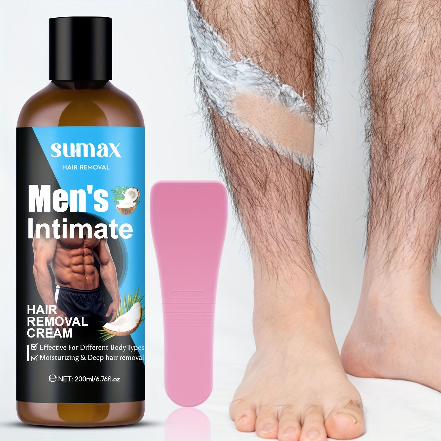 Coconut Wax Flake - Kokosolie Ontharingscrème voor mannen, geschikt voor