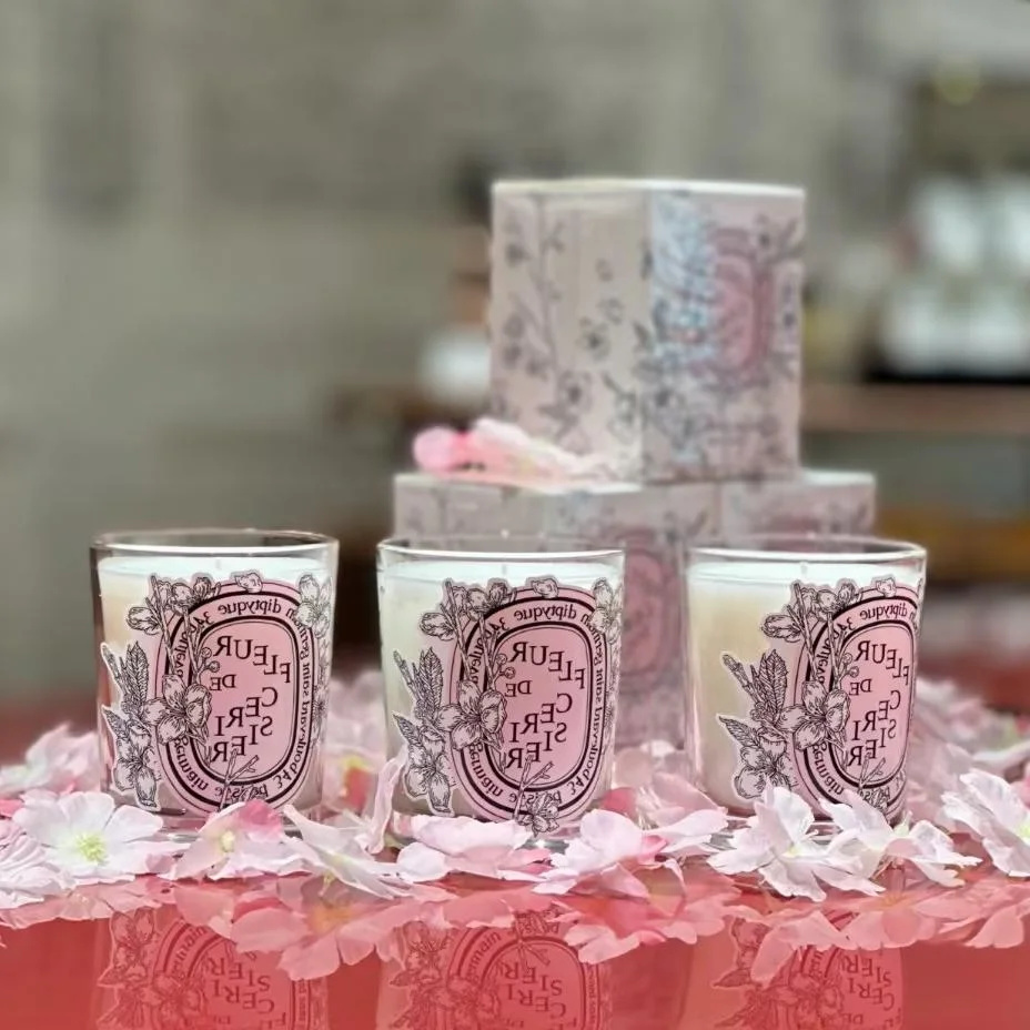 Coconut Wax Flake - Romantische Limited Diptyques Kaarsen Sakura Geparfumeerde