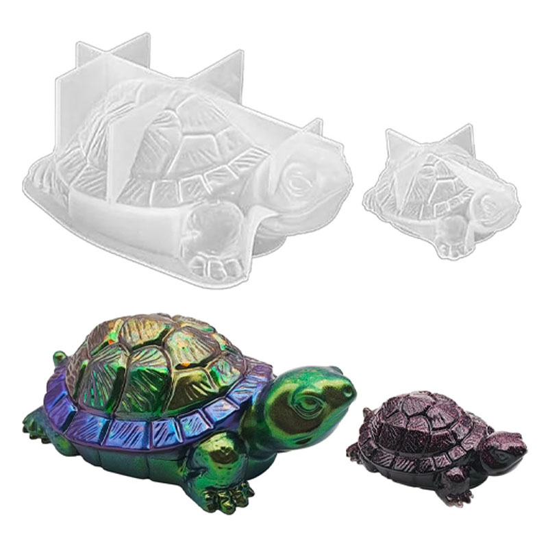 Candle Making Design - 3D Schildpad Harsen Molds Dikke Siliconen