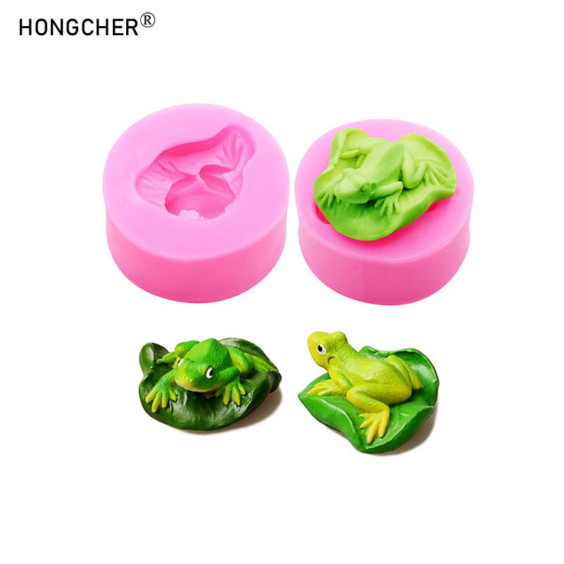 Candle Mold Silicone - Lotusblad Kikker Hars Micro Landschap Decoratie
