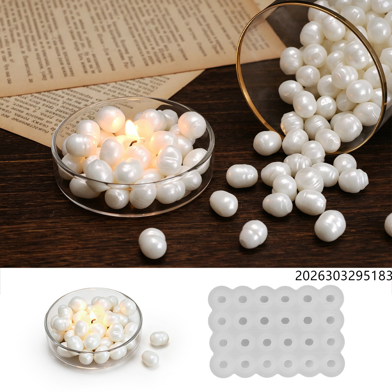 Healing Ocean Pearl Mirror Wax - Candle Making Design recensie en prijs