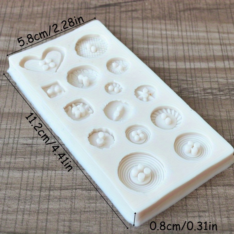 Knopvormige siliconen mal voor - Candle Making Design recensie en prijs