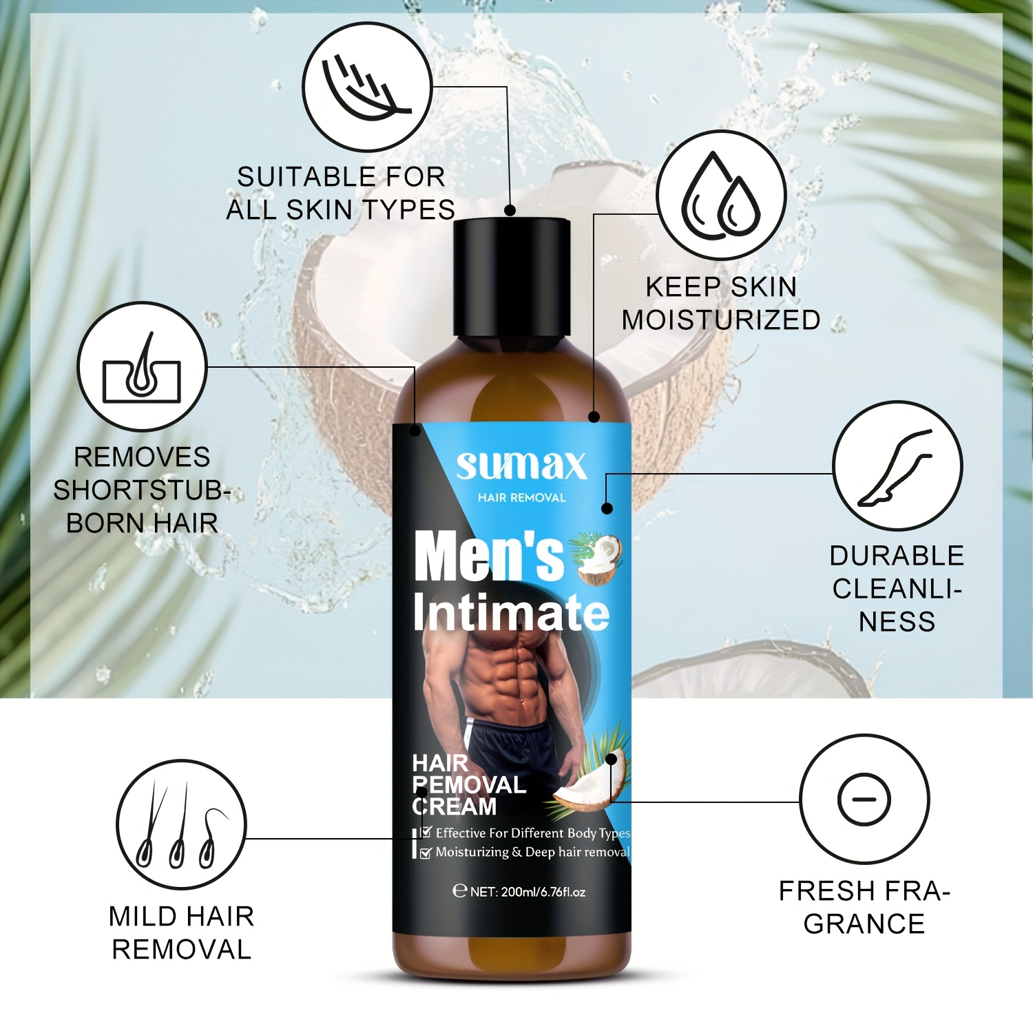 Kokosolie Ontharingscrème voor - Coconut Wax Flake recensie en prijs