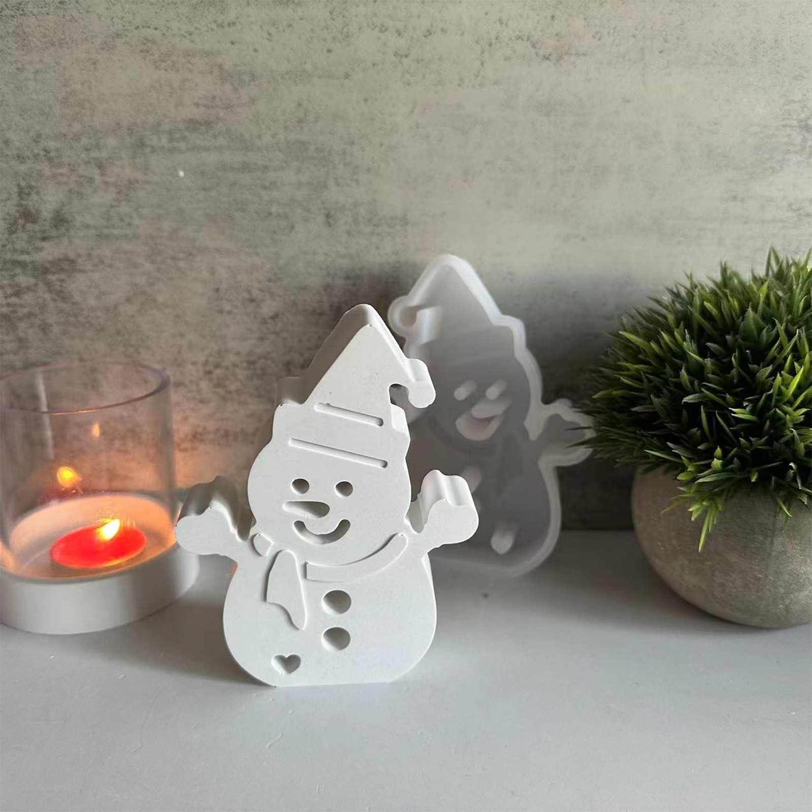 Sneeuwpop Kaars Siliconen Mal  - Candle Mold Silicone recensie en prijs