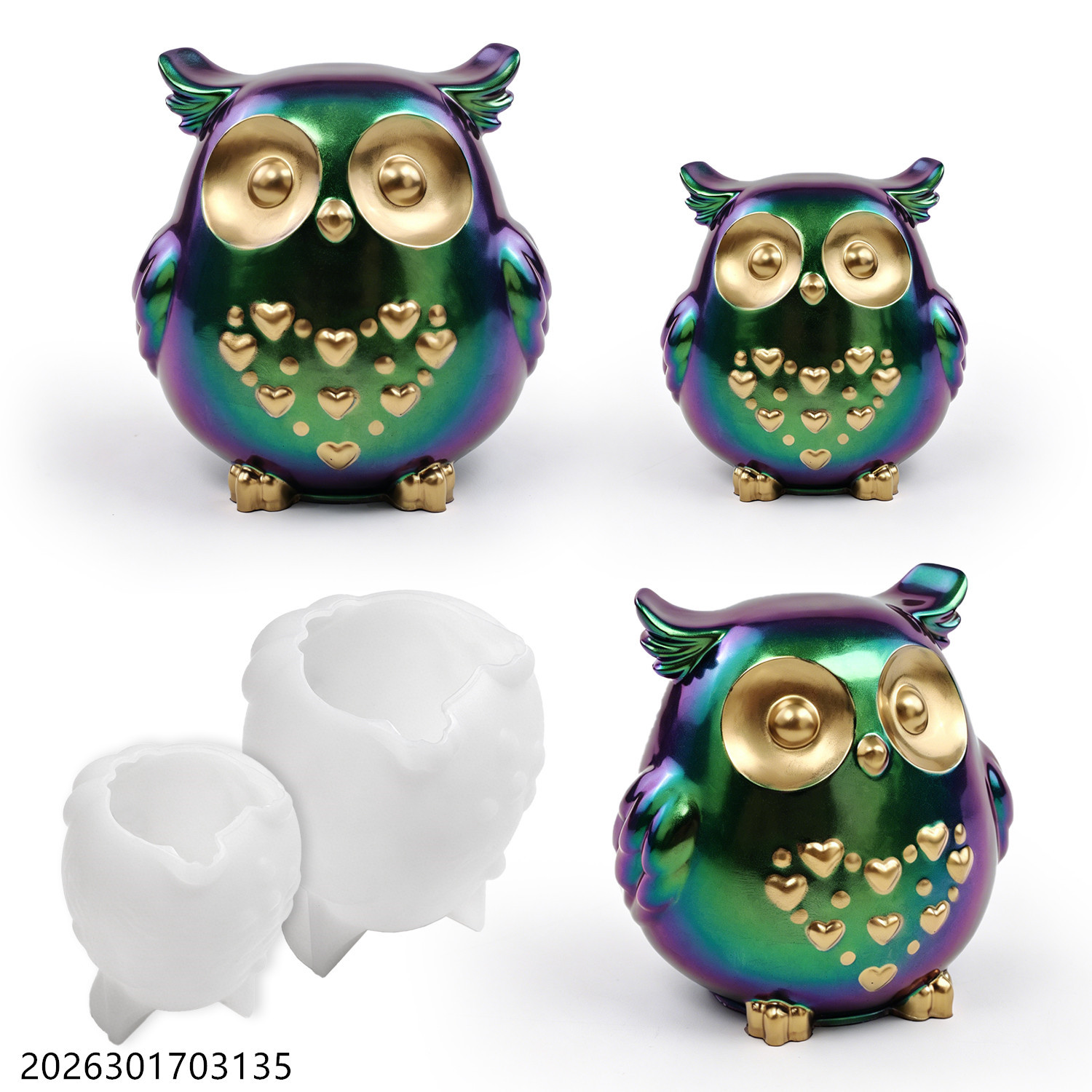 Uil siliconen mal 3D vogelvorm - Candle Making Design recensie en prijs